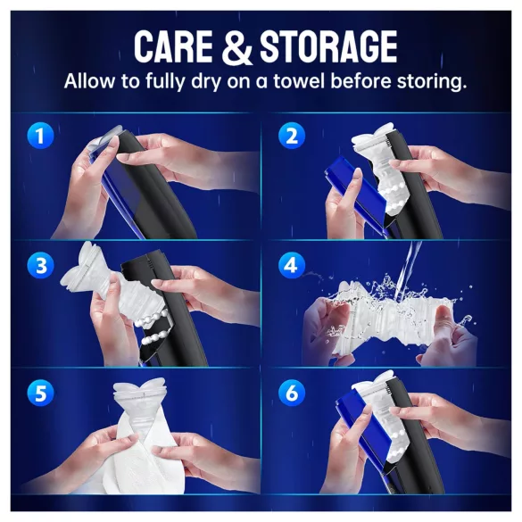 Magic Motion Xone - Masturbatore controllato tramite app per uomini (blu)