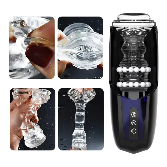 Magic Motion Xone - Masturbatore controllato tramite app per uomini (blu)