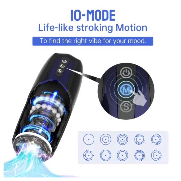 Magic Motion Xone - Masturbatore controllato tramite app per uomini (blu)