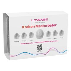  Uovo masturbatorio a sorpresa LOVENSE Kraken - Pacco da 6 (bianco)