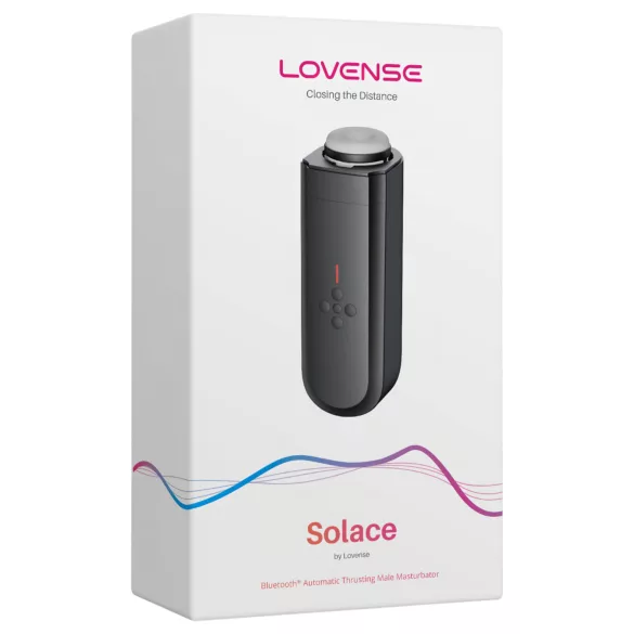 LOVENSE Solace - masturbatore intelligente con movimento su e giù (nero)
