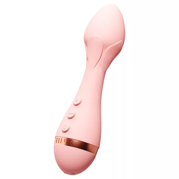 Vush Fleur - vibratore massaggiante ricaricabile e impermeabile (rosa)