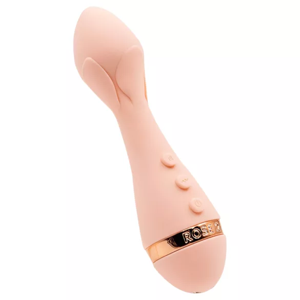 Vush Fleur - vibratore massaggiante ricaricabile e impermeabile (rosa)