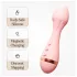 Vush Fleur - vibratore massaggiante ricaricabile e impermeabile (rosa)