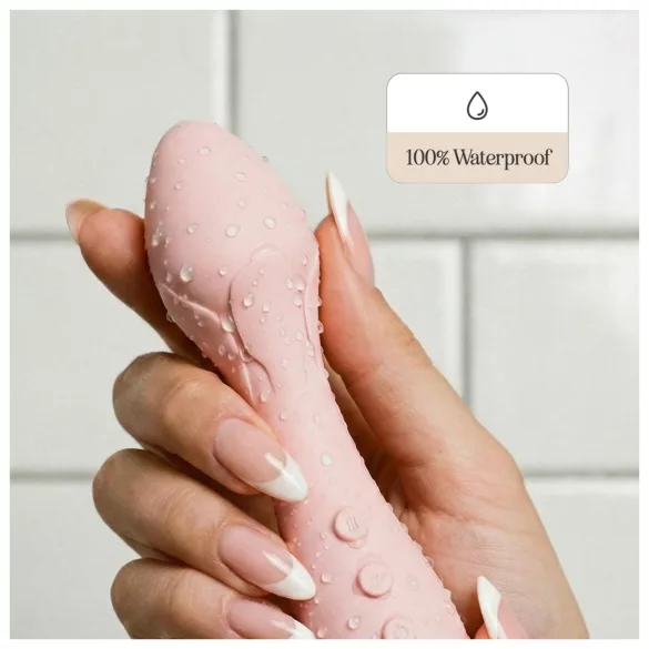 Vush Fleur - vibratore massaggiante ricaricabile e impermeabile (rosa)