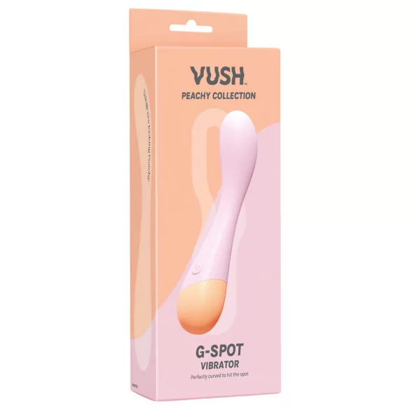 Vush Peachy G-Spot - vibratore punto G ricaricabile - silicone rosa