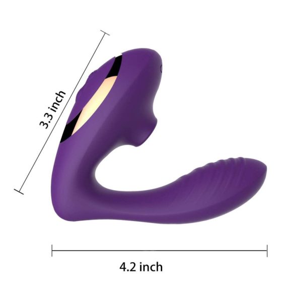 Tracy's Dog OG - vibratore impermeabile per punto G e stimolatore di clitoride (viola)