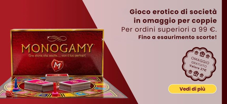 Riaccendi la passione: Monogamy in regalo con il tuo ordine! - lovesexshop.it sex shop